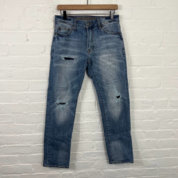 American Eagle Outfitters Other - American Eagle Outfitters Men's Extreme Flex 4 Straight Jeans Blue Size 30X30